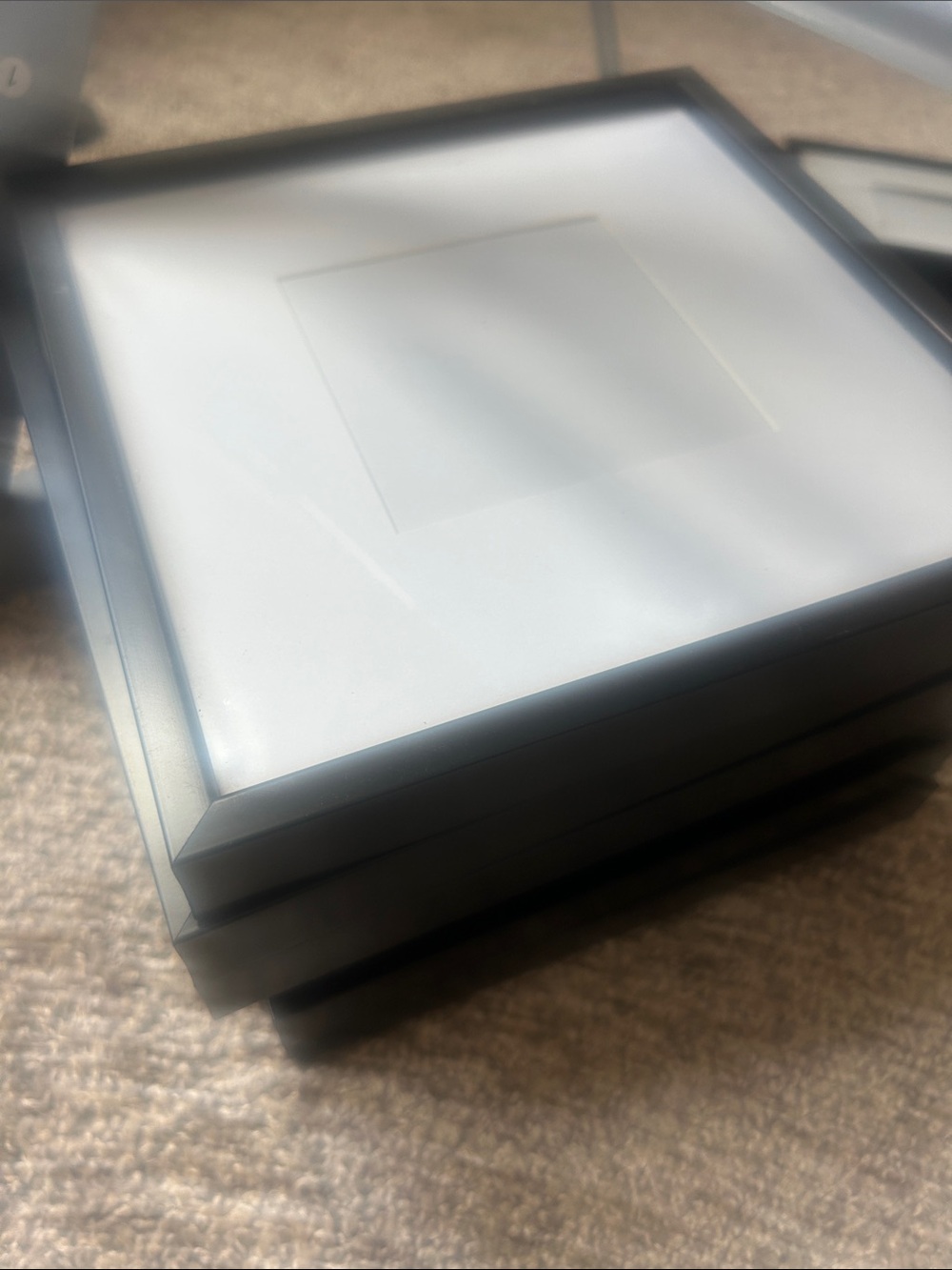 NEW:::Multiple Modern Black Picture Frames with White Mat